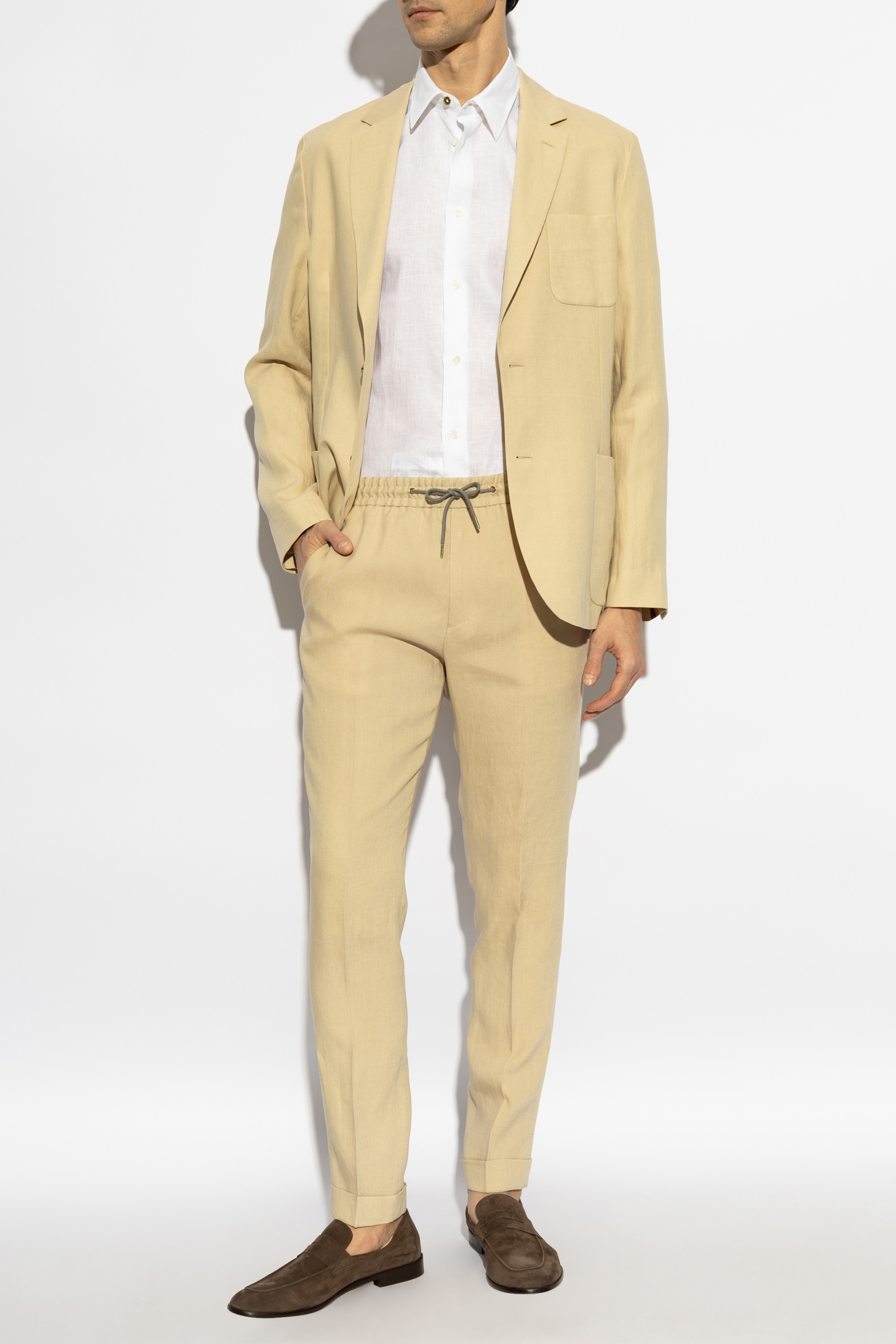 Paul Smith Linen pants with crease | Men's Clothing | Vitkac
